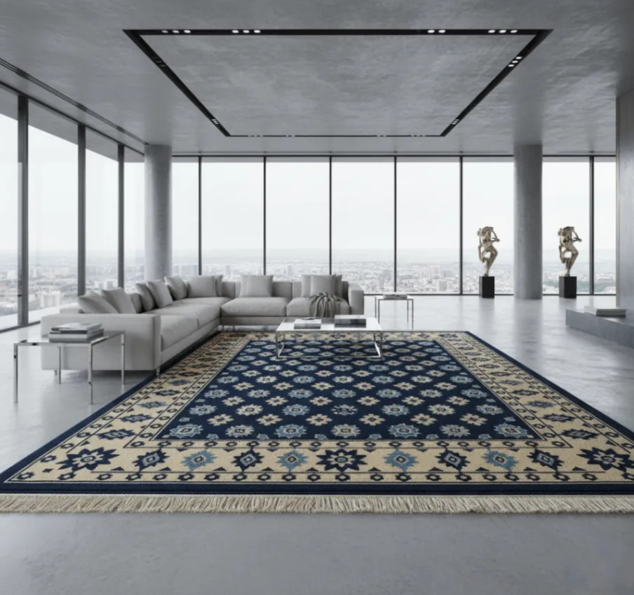 Luxury Handmade Knotted Wool Area Rug
