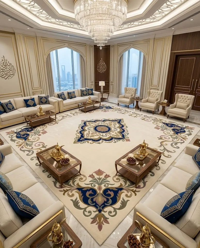 Handmade Floral Traditional Medallion Wool Tufted Rug